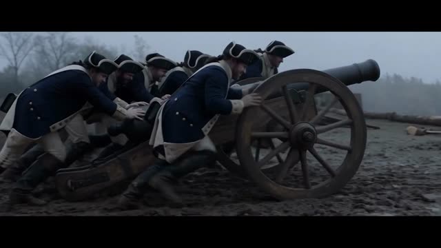 Bitwa pod Saratogą — kadr z filmu Freedom